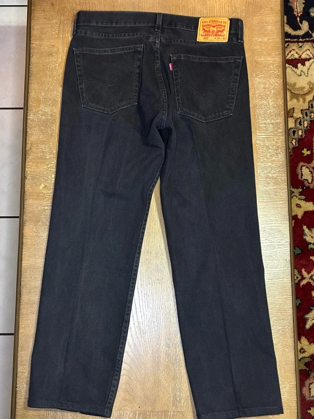 Levi's Black Straight Men's Jeans